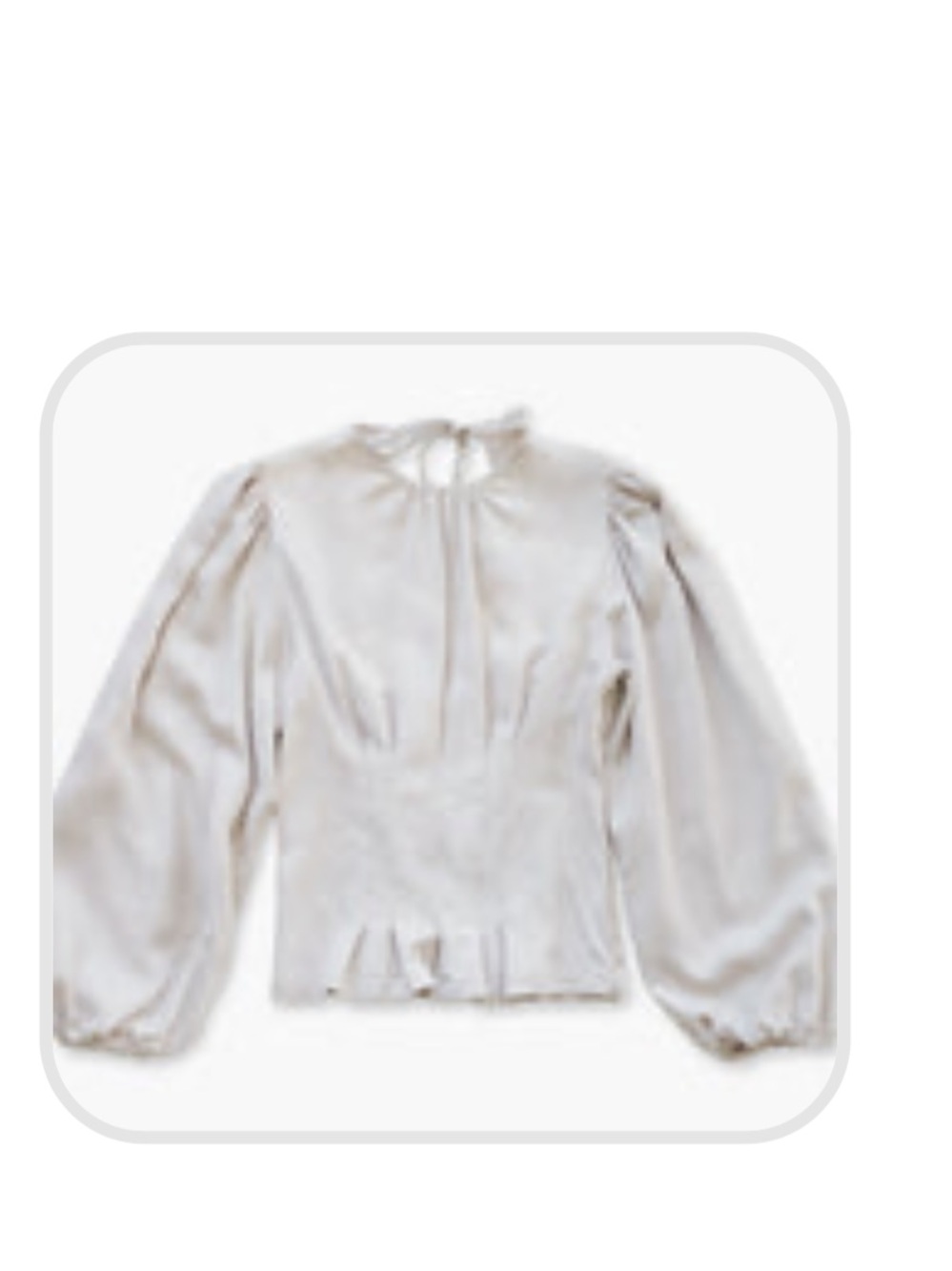 Selva negra medium sandia blouse light gray coconut lyocell